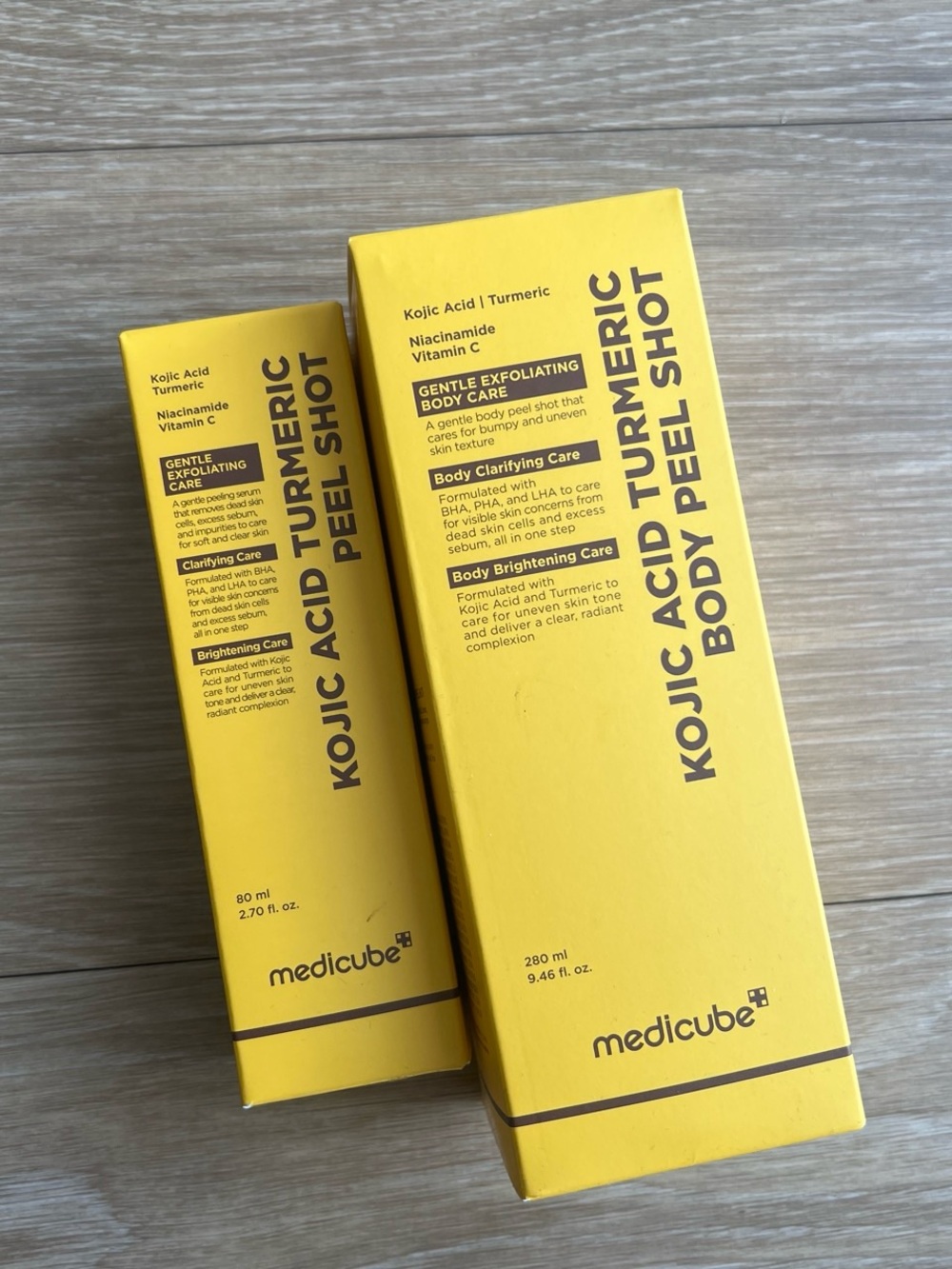 Medicube Kojic Acid Turmeric Body Peel Shot #bodycare #skincare